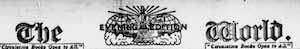 The evening world. logo